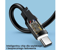USAMS Kabel USB-C/USB-C 100W 1,2m Port Display zielony - 1569062 - zdjęcie 8